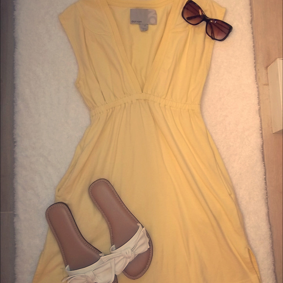 Old Navy Other - Old Navy Yellow Swim Suit Beach Cover Up Size XS